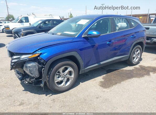 5NMJACAEXNH044107 2022 HYUNDAI TUCSON Blue Przód lewy