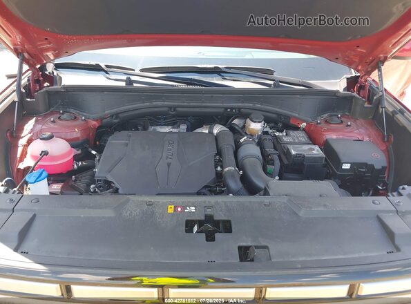 5NMP2DGL2RH027147 2024 HYUNDAI SANTA FE Red Вид ззаду
