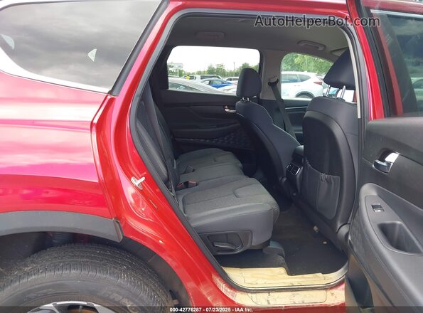 5NMS14AJ9MH326955 2021 HYUNDAI SANTA FE Maroon Вид наклейки з VIN-кодом