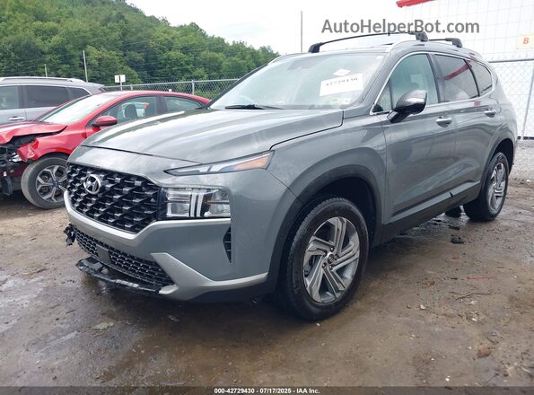 5NMS2DAJXPH484951 2023 HYUNDAI SANTA FE Gray წინა მარცხენა ხედი სამი მეოთხედიდან
