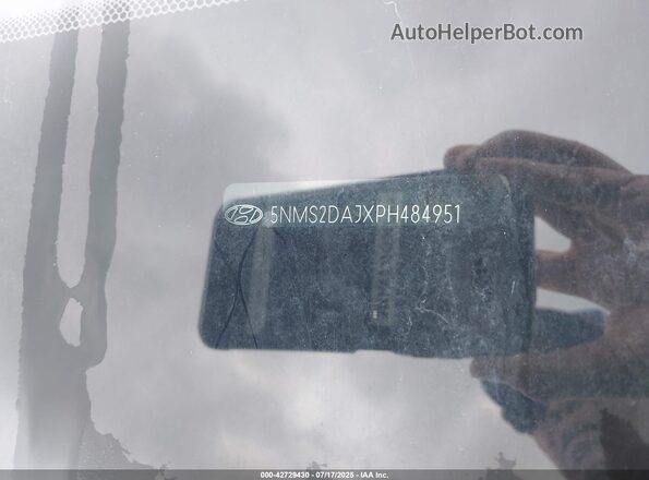 5NMS2DAJXPH484951 2023 HYUNDAI SANTA FE Gray ძრავის განყოფილების ხედი