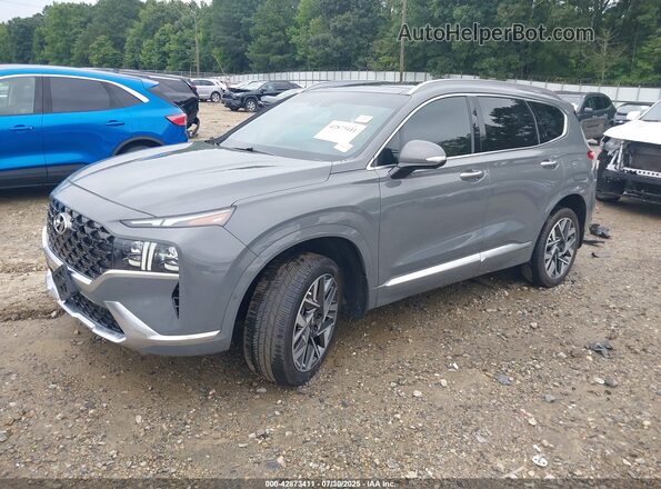 5NMS5DAL0NH480042 2022 HYUNDAI SANTA FE CALLIGRAPHY Gray Передня ліва чверть