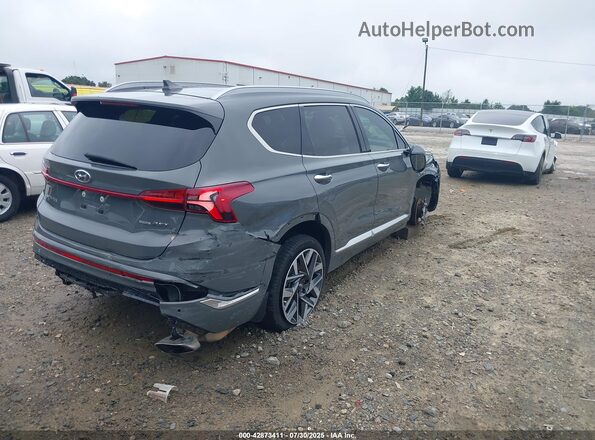 5NMS5DAL0NH480042 2022 HYUNDAI SANTA FE CALLIGRAPHY Gray Задня права чверть