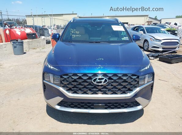 5NMS5DAL5NH450731 2022 HYUNDAI SANTA FE CALLIGRAPHY Blue Vista interior trasera