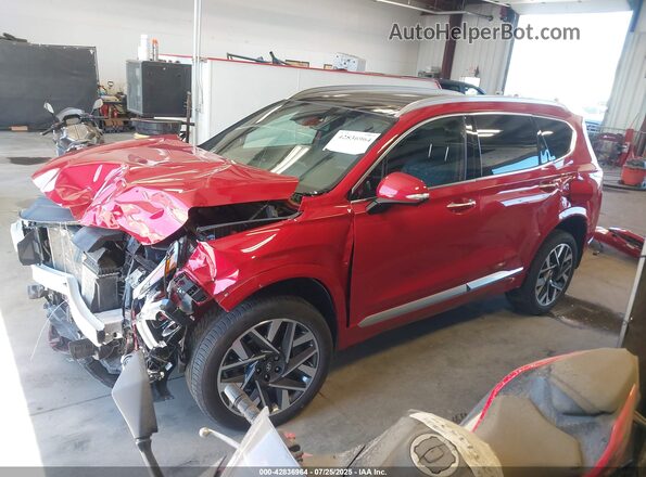 5NMS5DAL7PH517560 2023 HYUNDAI SANTA FE CALLIGRAPHY Red Front left