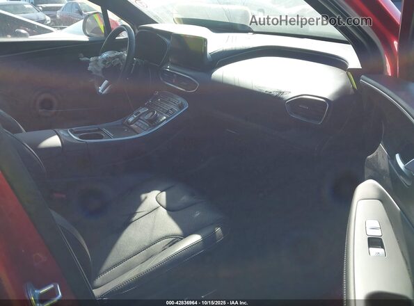 5NMS5DAL7PH517560 2023 HYUNDAI SANTA FE CALLIGRAPHY Red Front interior view
