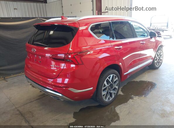 5NMS5DAL7PH517560 2023 HYUNDAI SANTA FE CALLIGRAPHY Red Rear right