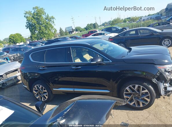 5NMS5DAL8PH583695 2023 HYUNDAI SANTA FE CALLIGRAPHY Black უკანა სალონის ხედი