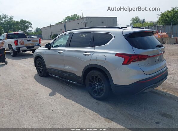 5NMS64AJ7NH442433 2022 HYUNDAI SANTA FE Silver Հետևի ձախ