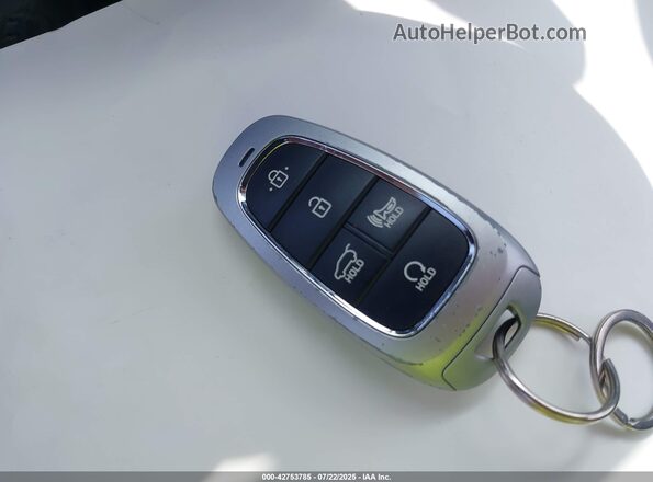 5NMS64AJ7NH442433 2022 HYUNDAI SANTA FE Silver Առջևի վահանակի տեսք