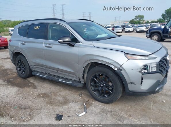5NMS64AJ7NH442433 2022 HYUNDAI SANTA FE Silver Դիմացի տեսք