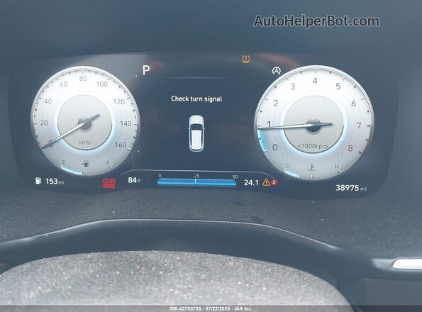5NMS64AJ7NH442433 2022 HYUNDAI SANTA FE Silver Հետևի նստատեղերի տեսք