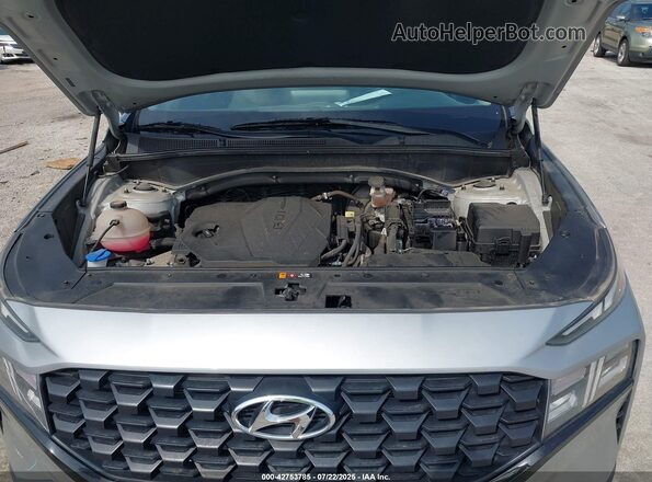 5NMS64AJ7NH442433 2022 HYUNDAI SANTA FE Silver Հետևի տեսք