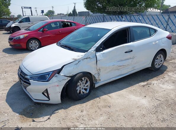 5NPD74LF6KH477445 2019 HYUNDAI ELANTRA White Przód lewy