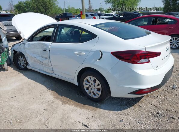 5NPD74LF6KH477445 2019 HYUNDAI ELANTRA White Tył lewy