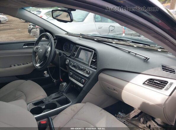 5NPE34AF8JH645782 2018 HYUNDAI SONATA Black Vista interior delantera