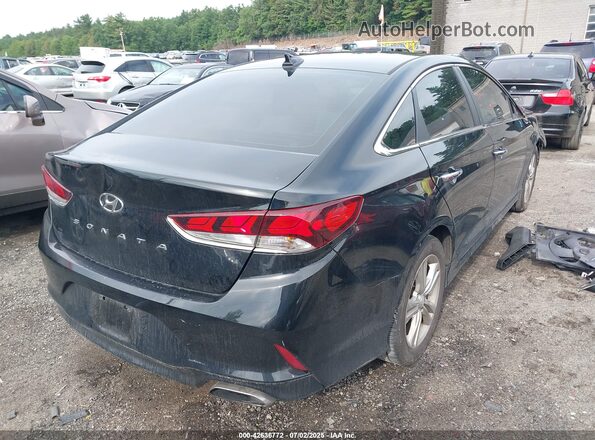 5NPE34AF8JH645782 2018 HYUNDAI SONATA Black Trasero derecho