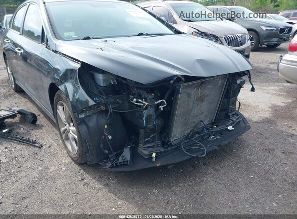 5NPE34AF8JH645782 2018 HYUNDAI SONATA Black Vista frontal