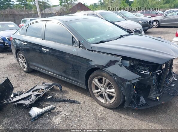 5NPE34AF8JH645782 2018 HYUNDAI SONATA Black Vista interior de 360 grados