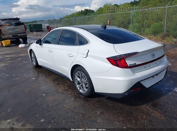 5NPEF4JA0MH123146 2021 HYUNDAI SONATA White Հետևի ձախ