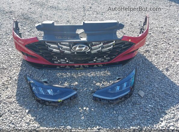 5NPEF4JA4MH085792 2021 HYUNDAI SONATA Red ხელსაწყოთა პანელის ხედი