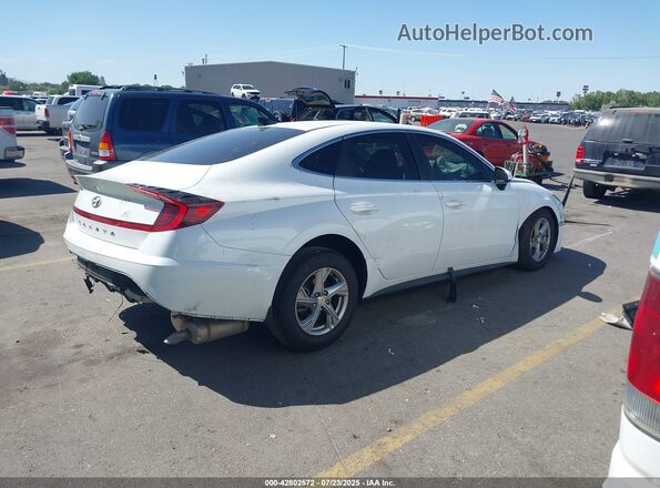 5NPEG4JA1MH079705 2021 HYUNDAI SONATA White უკანა მარჯვენა