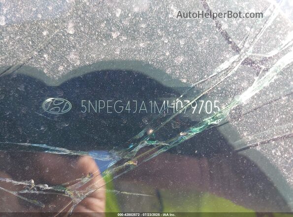 5NPEG4JA1MH079705 2021 HYUNDAI SONATA White ძრავის განყოფილების ხედი