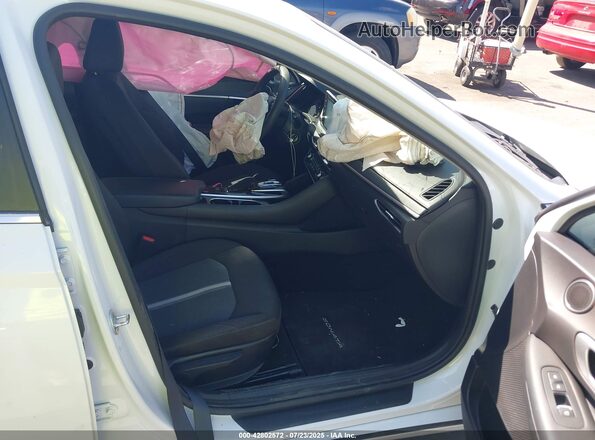 5NPEG4JA1MH079705 2021 HYUNDAI SONATA White წინა სალონის ხედი
