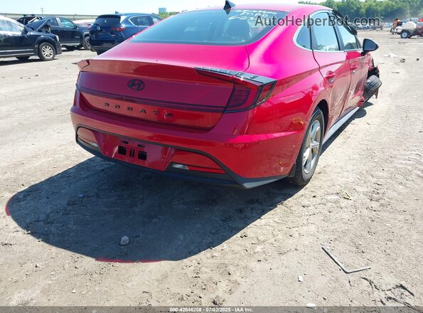 5NPEG4JA2MH123193 2021 HYUNDAI SONATA Red უკანა მარჯვენა