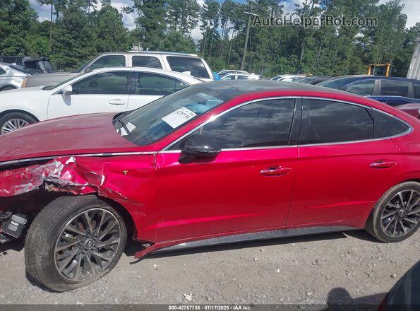 5NPEJ4J23LH035715 2020 HYUNDAI SONATA Red 