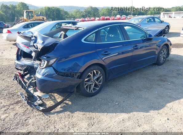 5NPEL4JA3MH084433 2021 HYUNDAI SONATA Blue Rear right