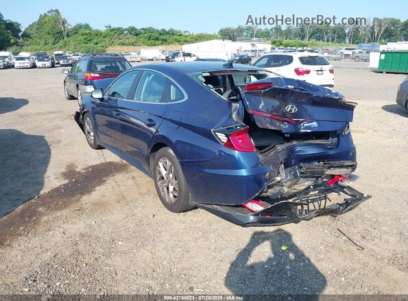5NPEL4JA3MH084433 2021 HYUNDAI SONATA Blue Rear left