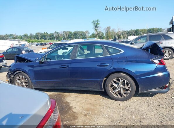 5NPEL4JA3MH084433 2021 HYUNDAI SONATA Blue 360 interior view