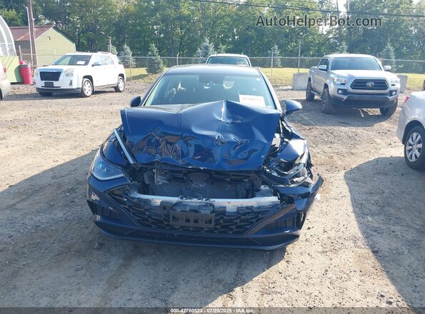 5NPEL4JA3MH084433 2021 HYUNDAI SONATA Blue Instrument cluster view