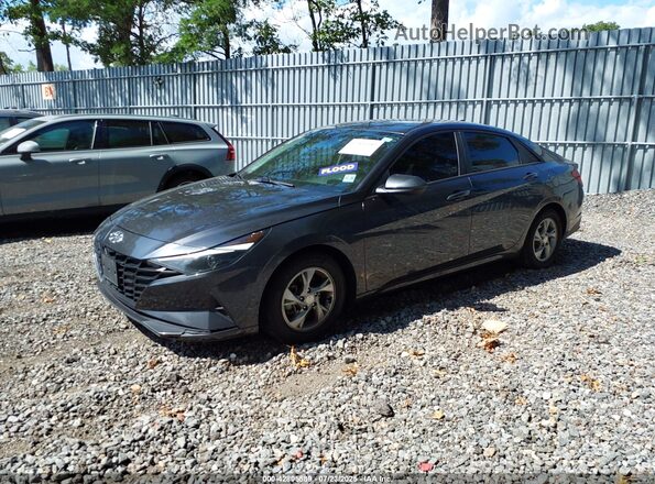 5NPLL4AG1MH052303 2021 HYUNDAI ELANTRA Серый Передняя левая четверть