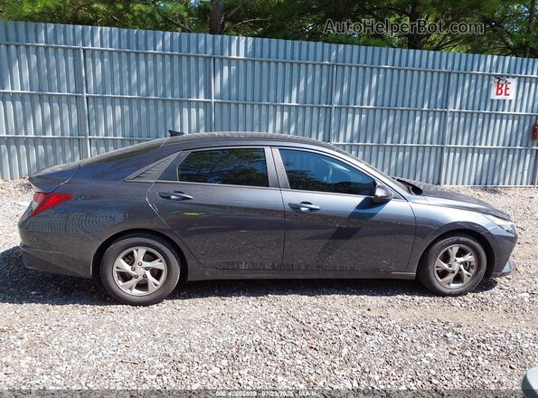 5NPLL4AG1MH052303 2021 HYUNDAI ELANTRA Серый Вид задней части салона