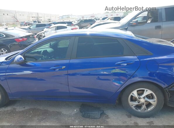 5NPLL4AG8MH014891 2021 HYUNDAI ELANTRA Blue Widok wnętrza 360 stopni