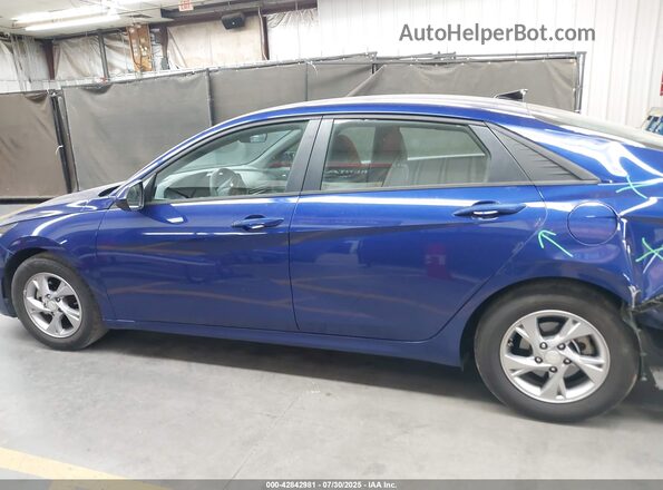 5NPLL4AG8MH035501 2021 HYUNDAI ELANTRA Blue 