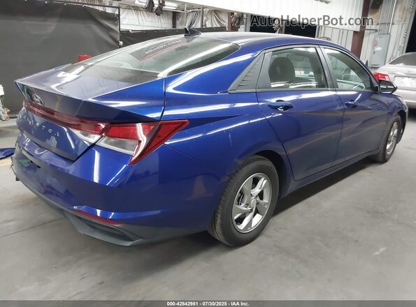 5NPLL4AG8MH035501 2021 HYUNDAI ELANTRA Blue Rear right