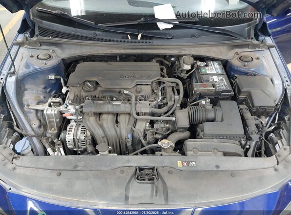 5NPLL4AG8MH035501 2021 HYUNDAI ELANTRA Blue Rear view
