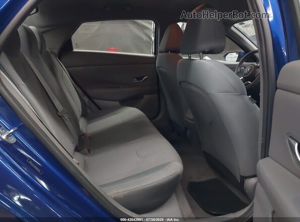 5NPLL4AG8MH035501 2021 HYUNDAI ELANTRA Blue VIN sticker view