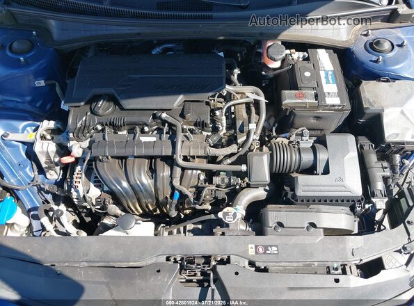 5NPLM4AG2MH051285 2021 HYUNDAI ELANTRA Blue Widok z tyłu