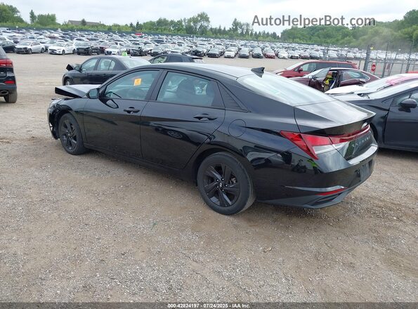5NPLM4AG6MH002087 2021 HYUNDAI ELANTRA Black Rear left