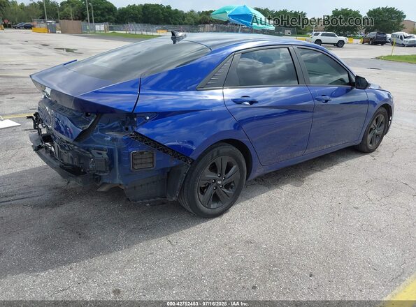 5NPLM4AG8MH007775 2021 HYUNDAI ELANTRA Blue 