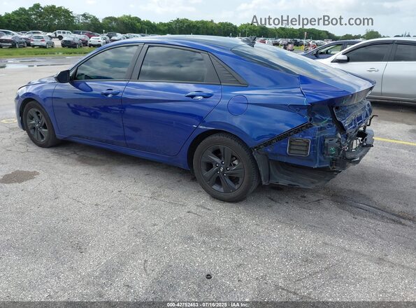 5NPLM4AG8MH007775 2021 HYUNDAI ELANTRA Blue 
