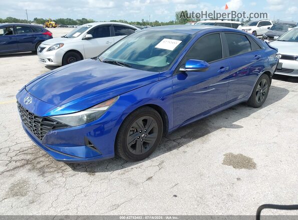5NPLM4AG8MH007775 2021 HYUNDAI ELANTRA Blue 