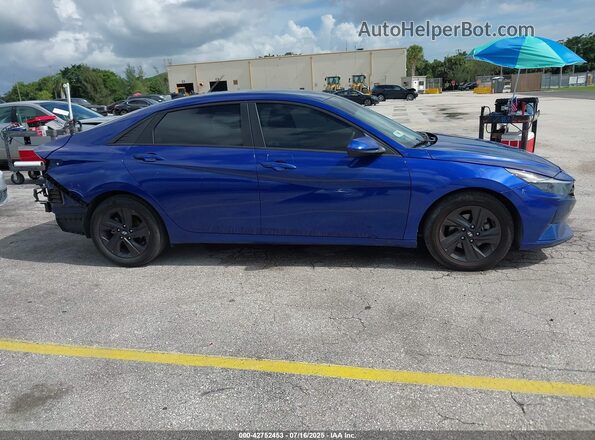 5NPLM4AG8MH007775 2021 HYUNDAI ELANTRA Blue 