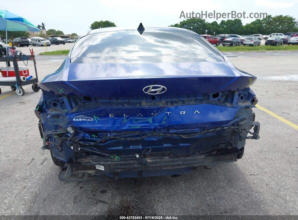 5NPLM4AG8MH007775 2021 HYUNDAI ELANTRA Blue 