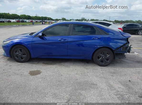 5NPLM4AG8MH007775 2021 HYUNDAI ELANTRA Blue 