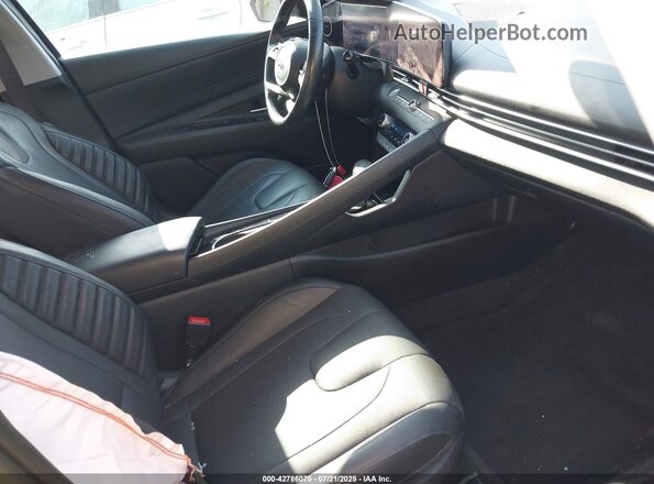5NPLP4AG1MH016552 2021 HYUNDAI ELANTRA Black Front interior view